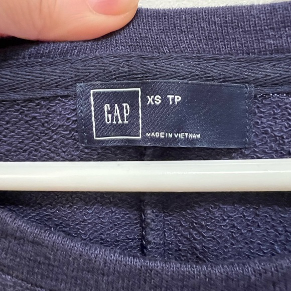 Gap Blue T-Shirt Sweater Dress with Zipper Pockets, XS - Picture 4 of 5